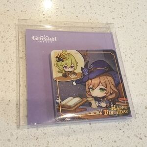 Genshin Impact Heartfelt Wishes Series Lisa Acrylic Fridge Magnet (2 X 2 in.)